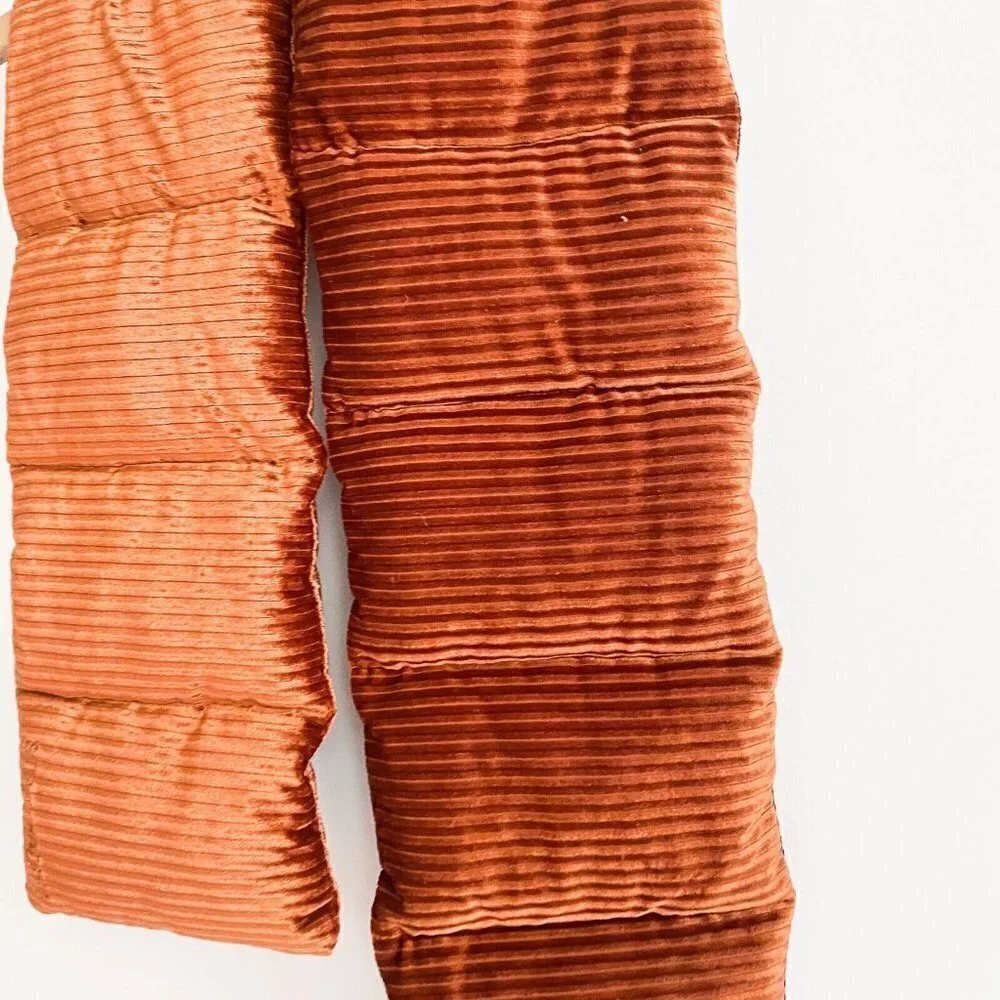 NWT Steve Madden Quilted Puffuer Scarf Burnt Orange